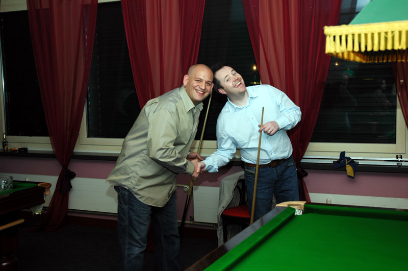 John Higgins and Darren Paris