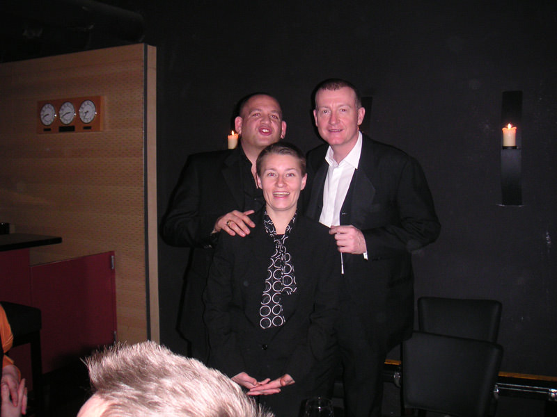 Steve Davis, Darren Paris and Jeannette